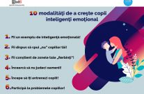 10 modalități de a crește copii inteligenți emoțional