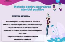 Metode pentru acordarea atenției pozitive