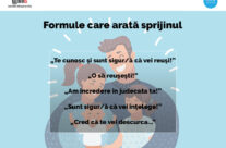 Formule care arată sprijinul