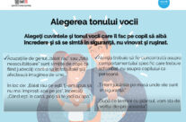 Alegerea tonului vocii