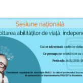 Sesiune Națională – Dezvoltarea abilităților de viață independentă – Asociația HoltIS