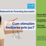 Rezultate – Sesiunea Națională de Parenting Apreciativ: Cum stimulăm învățarea prin joc